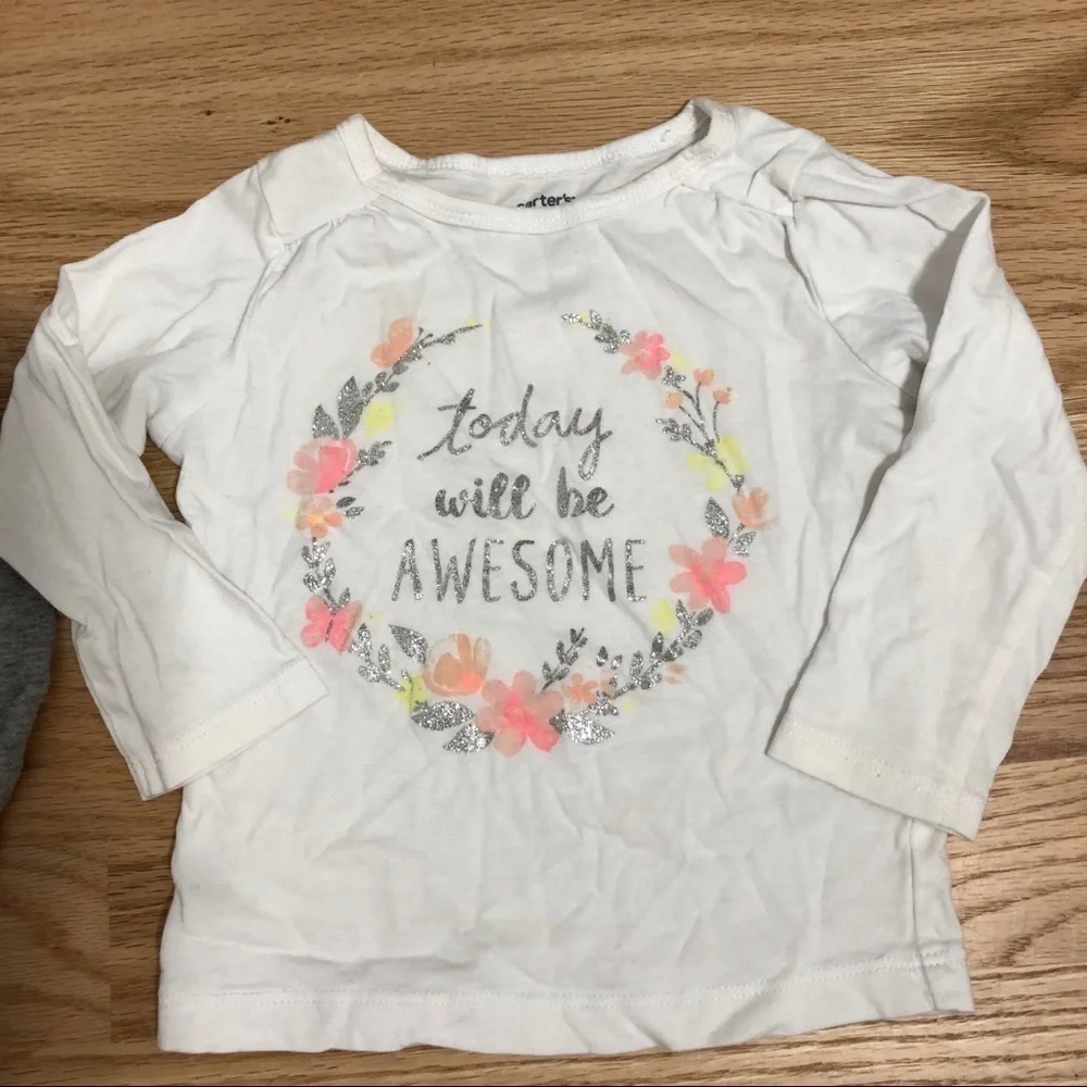 Carter’s Long Sleeve Top Bundle 9 months Girls